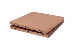 Ступень МАССИВ (20*320*2900 мм) BRUSHING MIX, PG, коллекция DENPASAR, ДПК, цвет: Красное дерево xxZLqsYgiSJcJU6AKTWei1