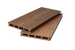 Террасная доска двухсторонняя пустотелая (20*140*2900 мм) 3D WOOD MIX+BRUSHING MIX, PG, коллекция DENPASAR, ДПК, цвет: Красное дерево GjI7nh3yiTCv7bjgdSZ3g2