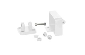 Крепление для поручня поворотное (78*48*85 мм), PG, коллекция NUSADUA, алюминий, цвет: белый. XaeJyR20hN8KSbMWvop6t0