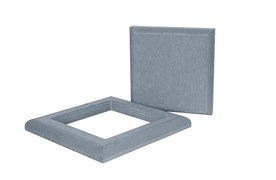 Крышка/Юка для столба 125*125 мм, PG, коллекция SINGARAJA, ДПК, цвет: Светло-серый NOr0ArTrhuUFBg8Lx93zc2