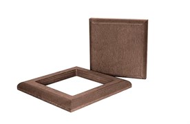 Крышка/Юбка для столба 125*125 мм, PG, коллекция SINGARAJA, ДПК, цвет: Светло-коричневый Hi562OYvgylQL4kHdGJqX3