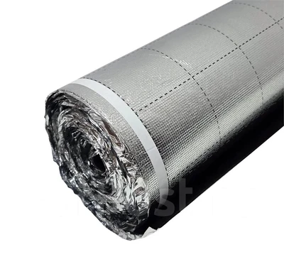 Подложка под ламинат фольгированная с фиксацией (IXPE) "Grunholtz" (1х10х3mm) 10м2 1/рулон kWoZyWNBhGlfH9Iko8daA0