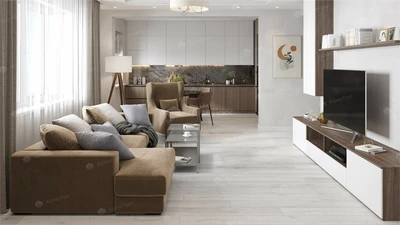 Плитка ПВХ ABA Alpine floor "PREMIUM XL" Дуб морская пена ABA ECO 7-21 (1220*183*8мм) с подложкой 1,786 м2. 1уп/8шт Uy30fr2XhsbhnFJsB6LxJ3
