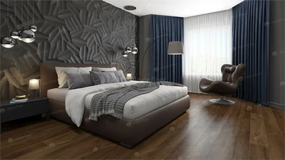 Плитка ПВХ ABA Alpine floor "PREMIUM XL" Дуб шоколадный ABA ECO 7-18 (1220*183*8мм) с подложкой 1,786 м2. 1уп/8шт bxZV74GPjYzzLSSibt7zw1